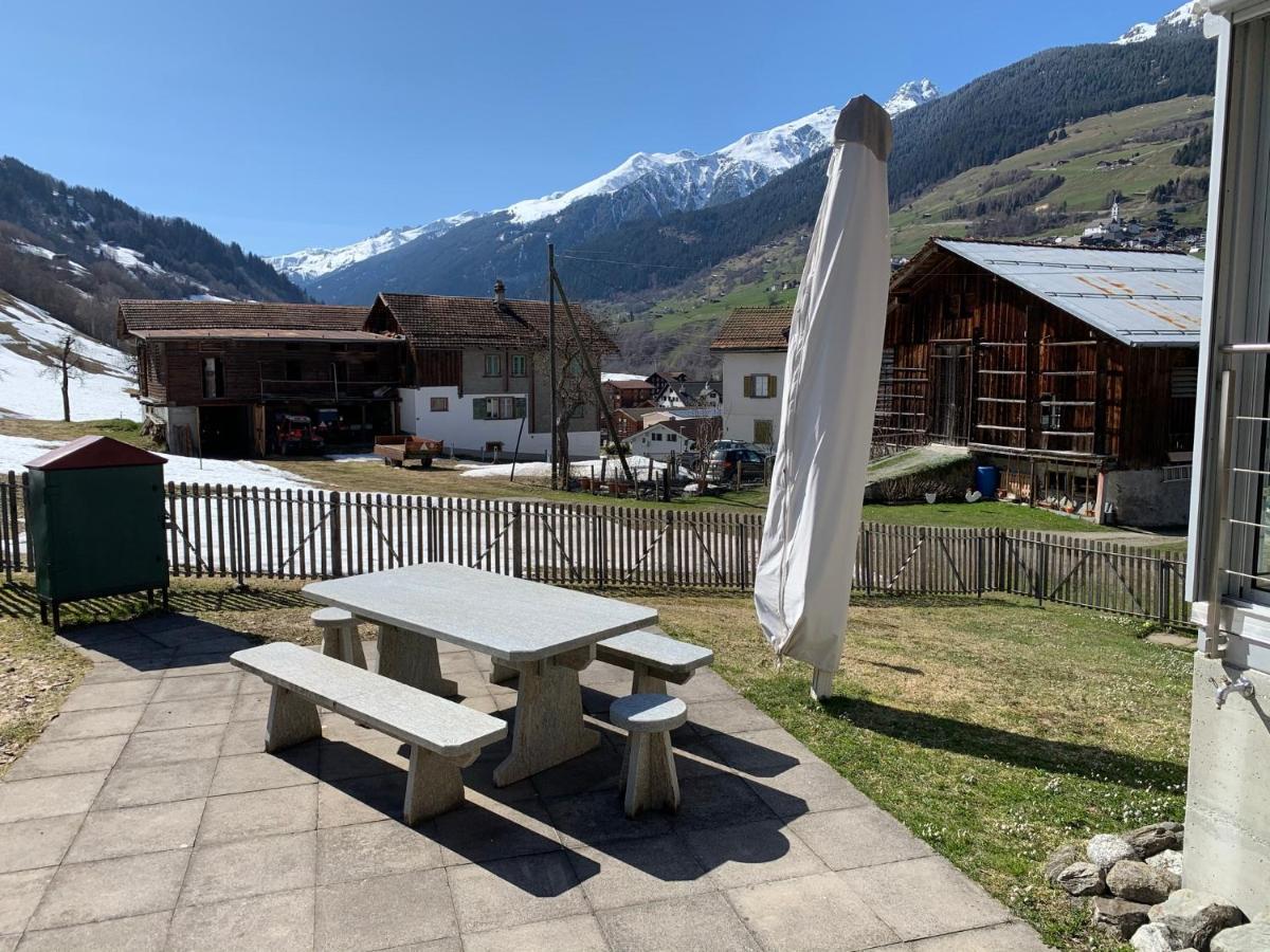 Casa Steilalva - Grosszuegiges Chalet Fuer Erholsamen Familienurlaub Surrein Exterior photo